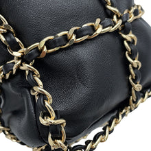 Load image into Gallery viewer, CHANEL CC Logo Drawstring BagShoulder Bag BlackAS2314 Lambskin