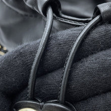 Load image into Gallery viewer, CHANEL CC Logo Drawstring BagShoulder Bag BlackAS2314 Lambskin