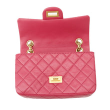 Load image into Gallery viewer, CHANEL Matelasse 2.55 ChainShoulder Bag PinkAS0874 Aged Calf Leather Size Mini