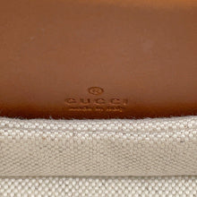 Load image into Gallery viewer, GUCCI Bamboo 1947 Handbag Beige/Brown735116 FAA4Z 2554 GG CrystalCanvas Rhinestone Leather Size Mini