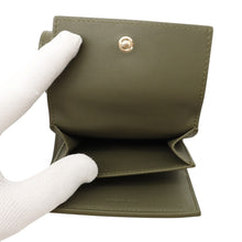 将图像加载到图库查看器中,CELINE Triomphe Small Flap Wallet Khaki10D783 Leather