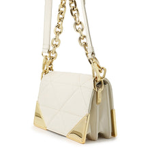 Load image into Gallery viewer, PRADA Quilted Shoulder Bag White1BD333 Leather