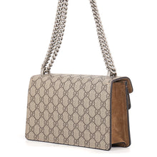 Load image into Gallery viewer, GUCCI Dionysus ChainShoulder Bag Beige499623 92TJN 8660 GG Supreme Suede Rhinestone Size Small