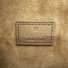 Load image into Gallery viewer, GUCCI Dionysus ChainShoulder Bag Beige499623 92TJN 8660 GG Supreme Suede Rhinestone Size Small