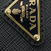 Load image into Gallery viewer, PRADA Bifold Compact Wallet Black1ML050 Leather