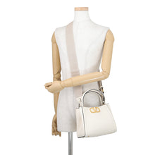 Load image into Gallery viewer, Valentino Garavani V Logo All-Time 2-Way Handbag Ivory5W2B0Q26IMZ Leather Size Small