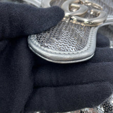 Load image into Gallery viewer, GUCCI GG Marmont ChainShoulder Bag Silver443497 Sequins Leather Size Small