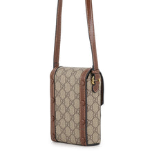 将图像加载到图库查看器中,GUCCI Horsebit 1955 Shoulder Bag Beige/Brown625615 92TCG 8563 GG Supreme Leather
