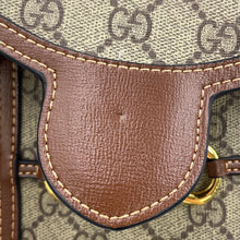 将图像加载到图库查看器中,GUCCI Horsebit 1955 Shoulder Bag Beige/Brown625615 92TCG 8563 GG Supreme Leather
