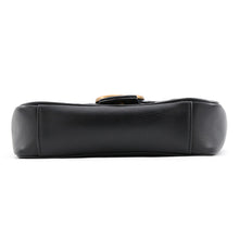 将图像加载到图库查看器中,GUCCI GG Marmont Small Shoulder Bag Black446744 Leather Size Small
