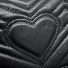 将图像加载到图库查看器中,GUCCI GG Marmont Small Shoulder Bag Black446744 Leather Size Small