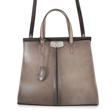 将图像加载到图库查看器中,Berluti Ruthi 38 2WAY Bag Gray Venice Calf Leather