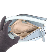 将图像加载到图库查看器中,LOEWE Puzzle bag Small Light Blue/Multicolor322.30.S21 Leather