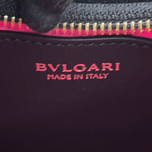 将图像加载到图库查看器中,BVLGARI Serpenti 2WAY Bag Black Leather Size Small