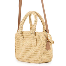 将图像加载到图库查看器中,MIUMIU 2WAYBag Natural/Brown5BB123 Raffia Leather