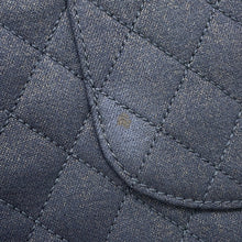将图像加载到图库查看器中,CHANEL Matelasse W Flap ChainShoulder Bag GrayA01112 Canvas Size 25