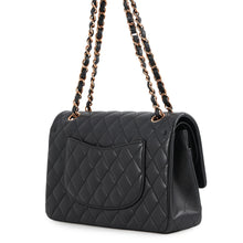 Load image into Gallery viewer, CHANEL Matelasse W Flap ChainShoulder Bag BlackA01112 Lambskin Size 25