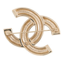 Load image into Gallery viewer, CHANEL CC Logo Rhinestone BroochAB5610 Metal Rhinestone