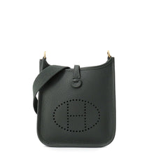 Load image into Gallery viewer, HERMES Evelyne Long Vert Mangrove Taurillon Clemence Size TPM