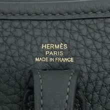 Load image into Gallery viewer, HERMES Evelyne Long Vert Mangrove Taurillon Clemence Size TPM