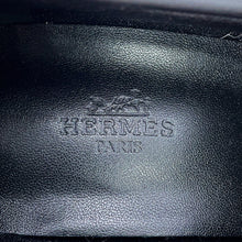 将图像加载到图库查看器中,HERMES Fock 60 Pumps Black Leather Size 38 1/2