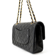 将图像加载到图库查看器中,CHANEL Matelasse W Flap ChainShoulder Bag BlackA01112 Lambskin Size 25