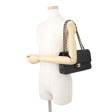 将图像加载到图库查看器中,CHANEL Matelasse W Flap ChainShoulder Bag BlackA01112 Lambskin Size 25
