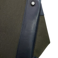 将图像加载到图库查看器中,HERMES HAUT A COURROIES Khaki/Black Toile Camp Evercolor Size 40