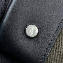 将图像加载到图库查看器中,HERMES HAUT A COURROIES Khaki/Black Toile Camp Evercolor Size 40