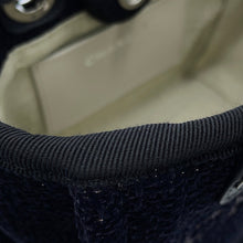 将图像加载到图库查看器中,CHANEL Deauville2wayHandbag BlackA86374 Lame Tweed Leather Size Mini