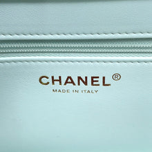 Load image into Gallery viewer, CHANEL SmallFlap Bag Light GreenAS6130 Caviar Leather
