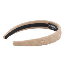 Load image into Gallery viewer, CHANEL Matelasse headband BeigeAAB849 Lambskin