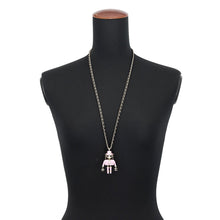 Load image into Gallery viewer, CHANEL Gabriel necklace PinkABG222-B21626-U3512 Gold Plated Leather Faux Pearl