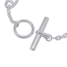 将图像加载到图库查看器中,HERMES Chaine d'Ancre Farandole Bracelet Size ST SV925