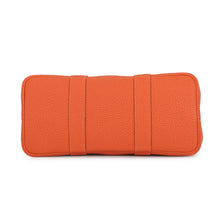 将图像加载到图库查看器中,HERMES Garden Party Tangerine Toile Military Negonda Leather Size TPM