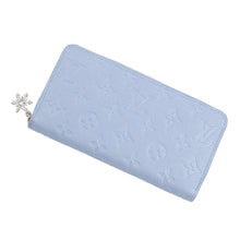 Load image into Gallery viewer, LOUIS VUITTON Zippy Wallet Blue FrostM27122 Monogram Empreinte Leather