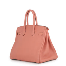 将图像加载到图库查看器中,HERMES Birkin Rose Tea Taurillon Clemence Size 35