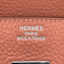 将图像加载到图库查看器中,HERMES Birkin Rose Tea Taurillon Clemence Size 35