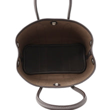 将图像加载到图库查看器中,HERMES Neo Garden Etoupe/BeBlanc Toile Officier Negonda Leather Size 23