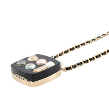 Load image into Gallery viewer, CHANEL Makeup Palette Necklace Black/MulticolorABA744 Gold Plated