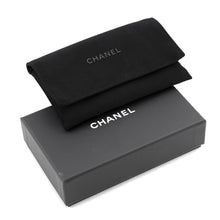 将图像加载到图库查看器中,CHANEL Matelasse Rhinestone Zip Coin Purse Light BlueAP4560 Caviar Leather