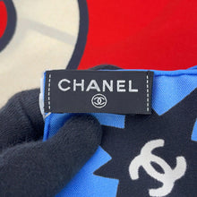 将图像加载到图库查看器中,CHANEL Scarf American comics NY Blue/MulticolorAAC149 Silk100%