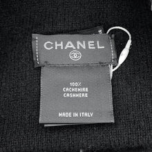 将图像加载到图库查看器中,CHANEL Ribbon knit cap BlackAAB217-B21295-94305 Cashmere100%