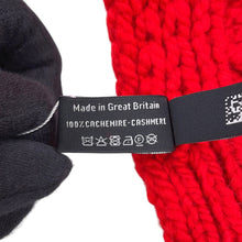 Load image into Gallery viewer, CHANEL CC Logo Scarf Red/WhiteAAC110-B25183-UB589 Cashmere100%