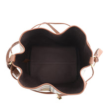 将图像加载到图库查看器中,BURBERRY checked bucket bag Archive Beige81289561 PVC Leather Size Small