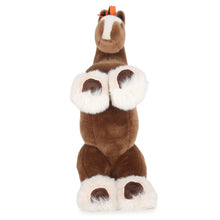 将图像加载到图库查看器中,HERMES Plush Elmy Brown/Black/Orange Polyester100% Size PM