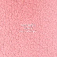 将图像加载到图库查看器中,HERMES Picotin Lock Rose Sakura Taurillon Clemence Size PM