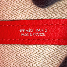 将图像加载到图库查看器中,HERMES Neo Garden Rouge Coeur Negonda Leather Size 23