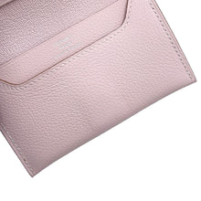 Load image into Gallery viewer, HERMES R.M.S Card Case mauve pail Evercolor