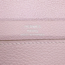 Load image into Gallery viewer, HERMES R.M.S Card Case mauve pail Evercolor